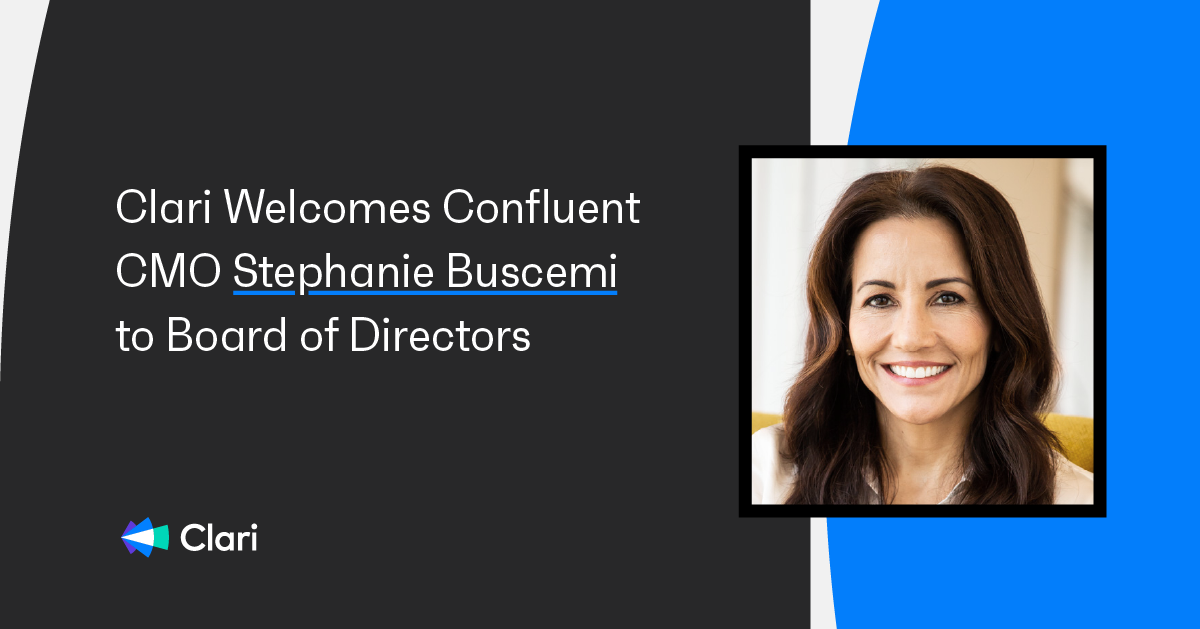 Welcome Clari Board Member Stephanie Buscemi Clari