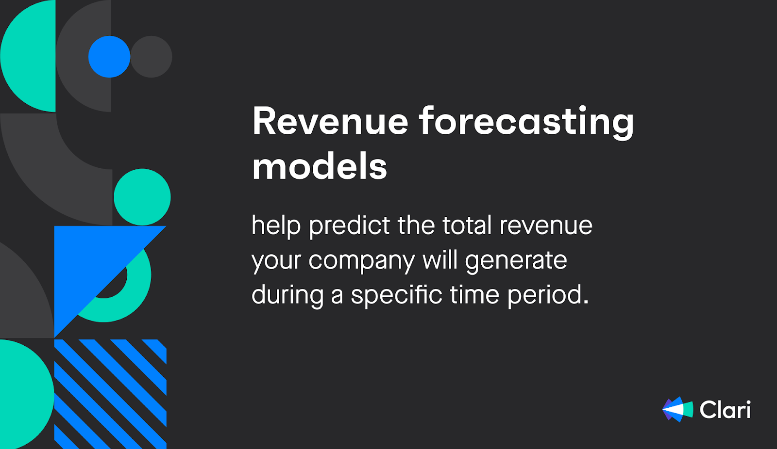 Image showing the definition of revenue forecasting models