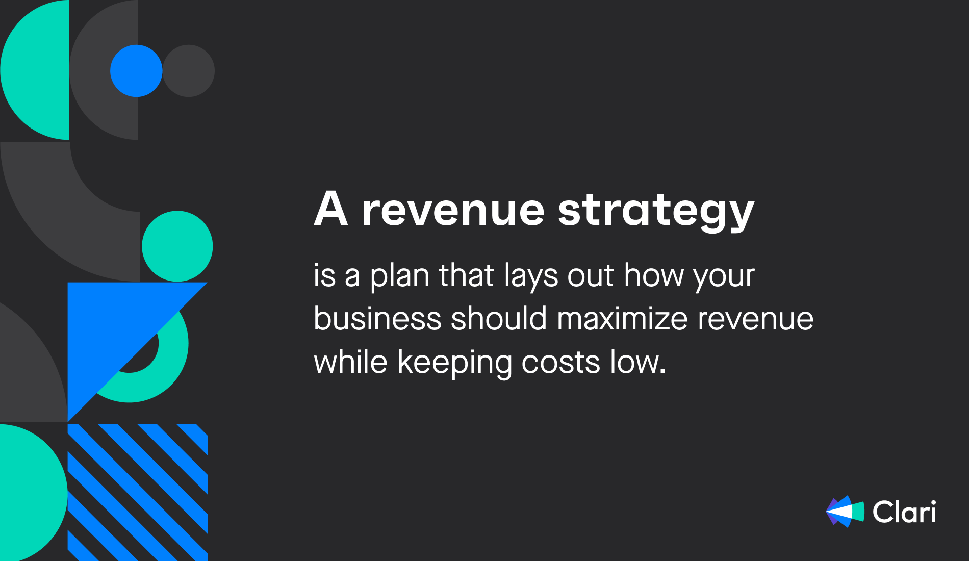 What is a revenue strategy?