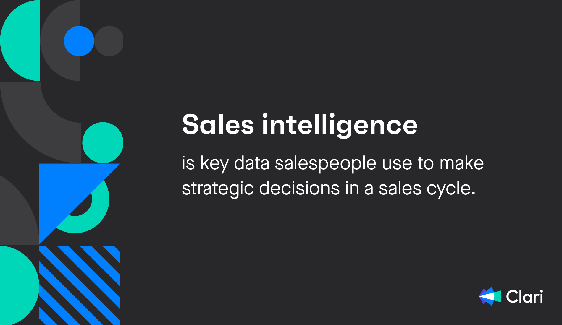 What is sales intelligence?
