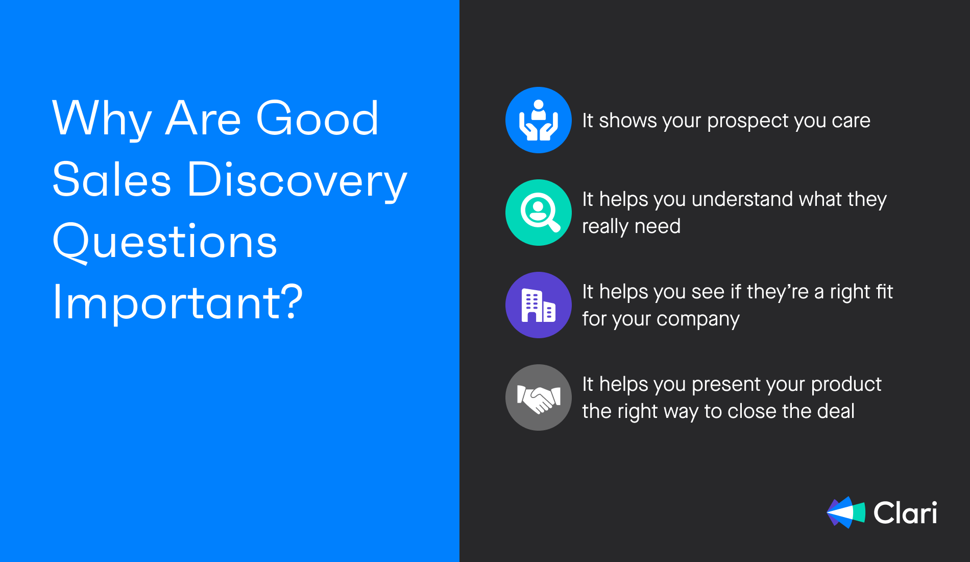 Why are good sales discovery questions important?